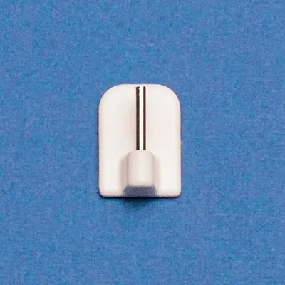 Produktbild von rewagi  6 Stück   Klebehaken - 25 x 17mm  Gardinenhaken, Vitragenstangen - weiß