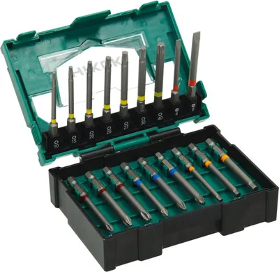 Image de HiKOKI Bit-Box 75mm 18 pièces (Box II) système de boîte empilable