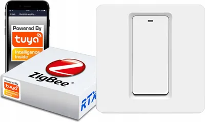 Produktbild von Lichtschalter 1 Klick. ZigBee TUYA #arbeitet ohne N