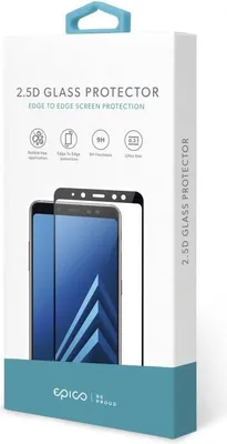 Produktbild von Epico Glas 2.5D für Samsung Galaxy A40 - schwarz