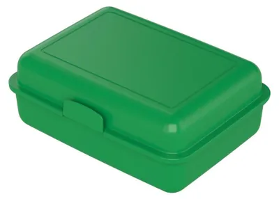 Obrázek produktu pro Krabička na oběd "School-Box" - krabička na oběd pro děti a dospělé bez BPA - Odolná krabička na oběd do školy, do práce a za dobrodružstvím, vyrobeno v Německu - standardní zelená barva