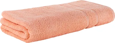 Produktbild von Premium Frottee Saunatuch 80x200 cm in peach von StickandShine in 500g/m² aus 100% Baumwolle