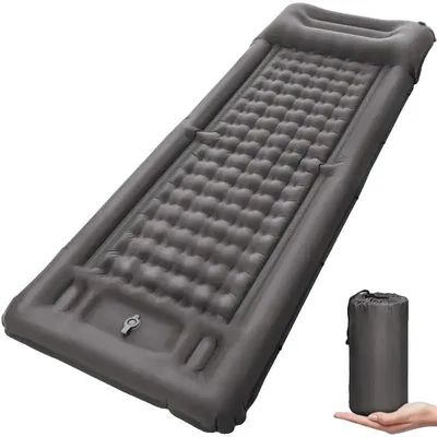 Image de Matelas de sol, matelas gonflable, tapis de sol de voyage ultraléger, gris