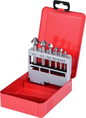 Productafbeelding van KS TOOLS Set van conische centreerpunten, model 336.0416, gewicht 530g