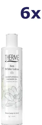 Produktbild von 6x Therme Shower Oil 250 ml Zen White Lotus
