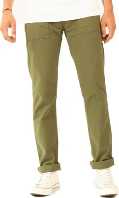 Produktbild von Tellason Herren Hose Denim Jeanshose Jeans Regular Fatigue Strait olive grün Grösse 35