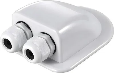 Image de Passage étanche pour câbles solaires pour toiture, étanchéité IP68, en ABS, pour systèmes solaires sur camping-car (blanc)