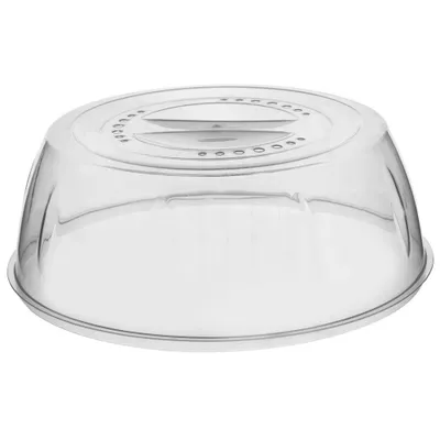 Produktbild von Orion Mikrowellendeckel, rund, Kunststoff, Spritzschutz, transparent, hochwertig, 26 cm, 9.5 cm, 115 g
