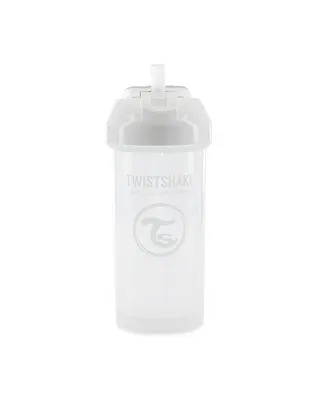 Produktbild von Twistshake Strohhalmbecher Kinderbecher 360 ml ab 6 Monate Weiß