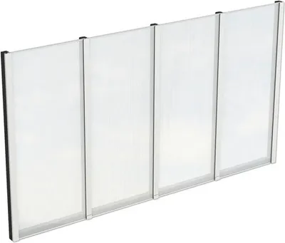 Produktbild von Seitenwand Polycarbonatplatten SKAN HOLZ 343 x 200 cm anthrazit