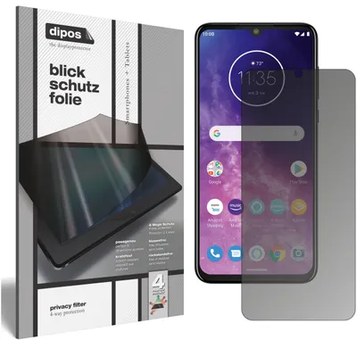 Produktbild von Blickschutzfolie für Motorola One Zoom matt Schutzfolie Folie Display Schutz dipos