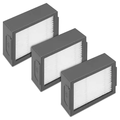 Produktbild von kwmobile Filter Set kompatibel mit iRobot Roomba e/i Serie - 3x Ersatzfilter Hochleistungsfilter - Staubsauger Zubehör für Modelle e5 i7 i7+