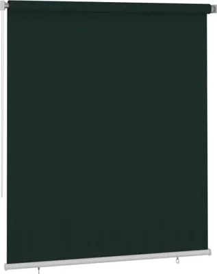 Zdjęcie produktu dla Roleta zewnętrzna vidaXL 200 x 230 cm, ciemnozielona, HDPE