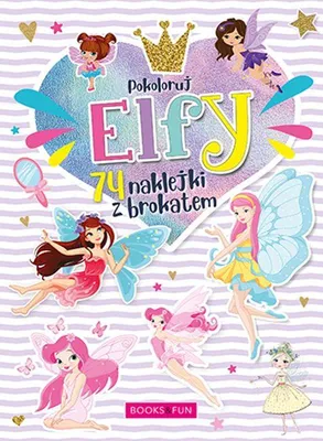 Immagine prodotto di Elfy. Kolorowanka z Naklejkami