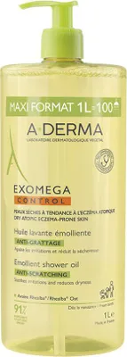 Produktbild von A-Derma Exomega Control Duschöl rückfettend 1 l