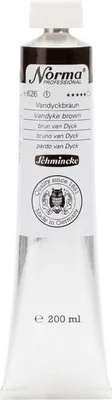 Produktbild von Schmincke 200ml Norma Professional Vandyckbraun Öl 11 626 015