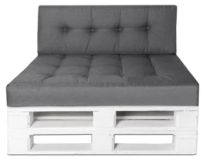 Produktbild von Rückenkissen MH-JC02 Dunkelgrau 120x40x10-20 cm