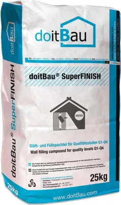 A bag of wall filling compound.