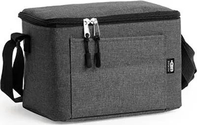 Produktbild von Stamina TB7608 | Cooler Bag Bismar 15,5x25x15,5 cm - Farbe: Black Melange 243 - Größe: 15,5 x 25 x 15,5 cm