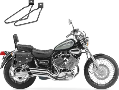Obrázok produktu pre Sada: Sedlové brašne SB5 + držiak sedlovej brašne vhodný pre Yamaha XV 535