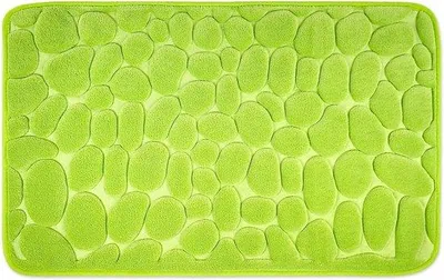 Produktbild von Famanu Badmatte Grün mit Memory-Schaum - 50 x 80 cm