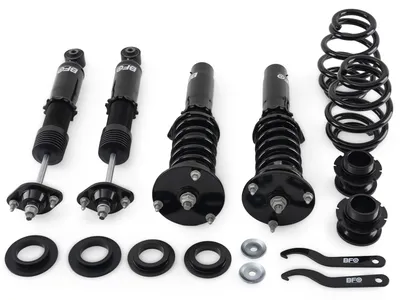 Productafbeelding van Schroefveren voor BMW 3-serie E46 Coupé, Cabrio, Limousine, Touring. Verlaagt de rijhoogte