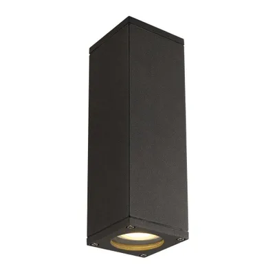 Produktbild von SLV THEO UP-DOWN OUT Wandleuchte, eckig, anthrazit, GU10, max. 2x35W