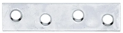 Immagine prodotto di Alberts 848699 Connettore piatto, stretto, zincato Sendzimir, 60 x 14 mm, confezione da 60 pezzi