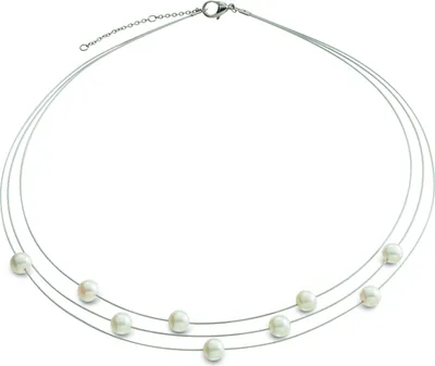 Produktbild von Boccia Titan Collier Süßwasserperlen 08041-01