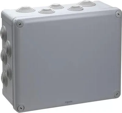 Obrázek produktu pro Schneider Electric Mureva BOX, rozvodná skříňka, 16 průchodek Ø32+4xØ40, 275x225x120 mm ENN05017