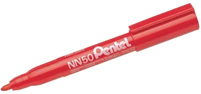 Obrázok produktu pre Permanentný popisovač Pentel GREEN-LABEL NN50, rot