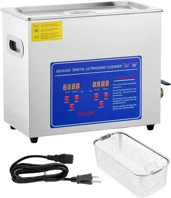 Image de Nettoyeur à ultrasons manuel pour bijoux - 6 litres - Nettoyeur à ultrasons