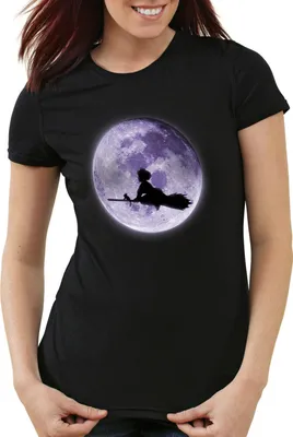 Produktbild von style3 Kikis Delivery Damen T-Shirt majo no kleiner lieferservice hexe takkyūbin, Größe:M