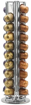 Immagine prodotto di Porta capsule per caffè espresso, supporto girevole per 40 capsule