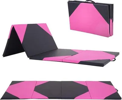 Produktbild von Famanu Gymnastikmat Faltbar - 6,5 cm Dicke für Yoga und Pilates