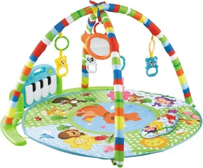 Immagine prodotto di Zoem - Tappeto gioco per bambini - Pianoforte - Blu - Babyfitness - Visita di maternità - Regalo di maternità