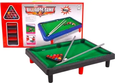 Immagine prodotto di Tavolo Da Biliardo Per Bambini 44 Cm - Set Da Biliardo Con Dadi E Palle