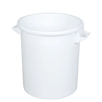Produktbild von Kunststofftonne 50 Liter, Ø oben/unten 450/360, H 480 mm, Farbe weiß