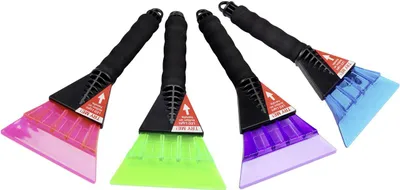 Produktbild von APA Eiskratzer mit LED Leuchte farbig sortiert