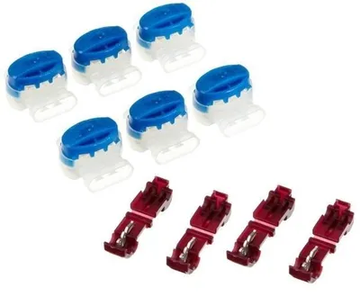 Produktbild von 6 Kabel Verbinder + 4 Anschlussklemmen kompatibel für Gardena ® Mähroboter (Original von 3M)