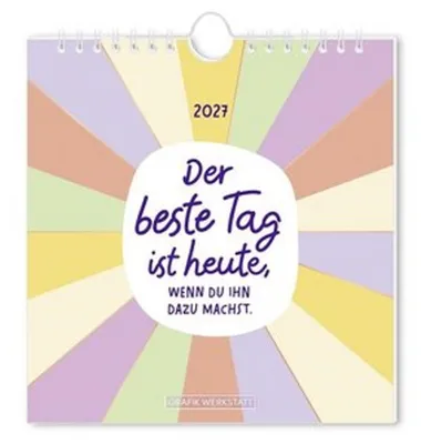 Produktbild von Postkartenkalender 2027 Der beste Tag