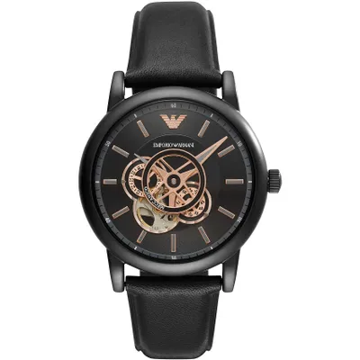 A studio shot of a men's watch.