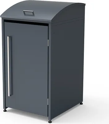 Zdjęcie produktu dla Westmann metalowy kosz na śmieci Moderna 1 1x240 L antracyt 83x72x135 cm