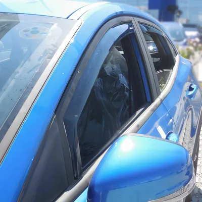 Immagine prodotto di Paravento parapioggia per Ford Puma 2019-2025 acrilico scuro 4 pz