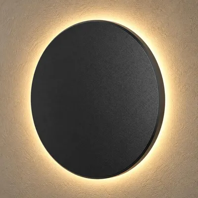 Obrázok produktu pre Braytron 12W LED dizajnové nástenné svietidlo vonkajšie čierne nepriame osvetlenie vonkajšie nástenné svietidlo IP65 3000-6500K