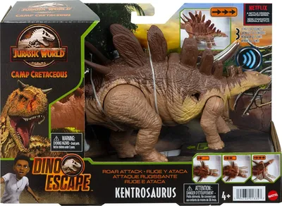 Produktbild von Mattel GWD06 Jurassic World Brüllattacke Kentrosaurus