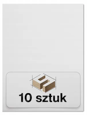 Zdjęcie produktu dla 10x Płyta HDF jednostronnie biała 400 × 600 × 3 mm - laser, CNC, grawerowanie, modelarstwo i DIY