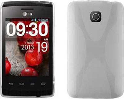 Produktbild von Cadorabo Handyhülle für LG L1 II in Weiß Hülle Schutzhülle TPU Silikon Backcover Case