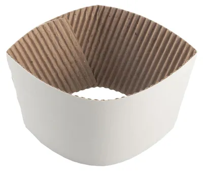 Produktbild von 100x Isoliermanschetten für 200ml Becher Ø8 cm aus Karton