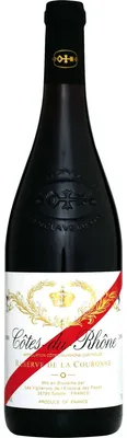 Image de Cotes du Rhone AC vin rouge sec Cinsault Grenache Noir 750ml